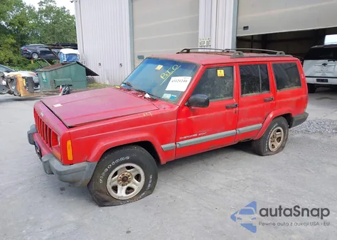 2000 Jeep Cherokee Sport из США, поврежденный, VIN 1J4FF48S1YL250096